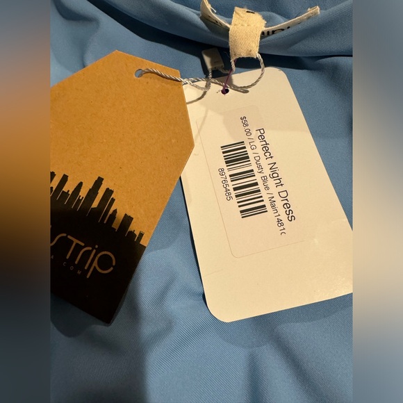 MANLY TRIP BABY BLUE DRESS! Never worn! - Picture 2 of 4